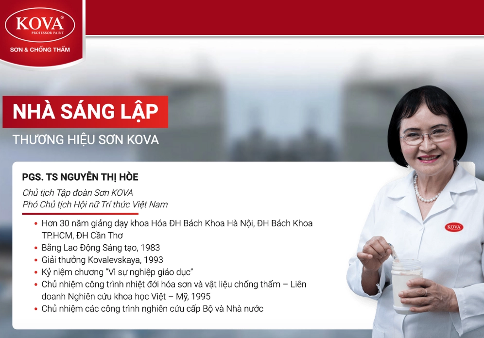 Tập đoàn sơn Kova - Uy tín và chất lượng