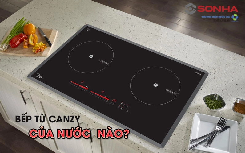 Tem nhãn ghi rõ nguồn gốc bếp từ Canzy