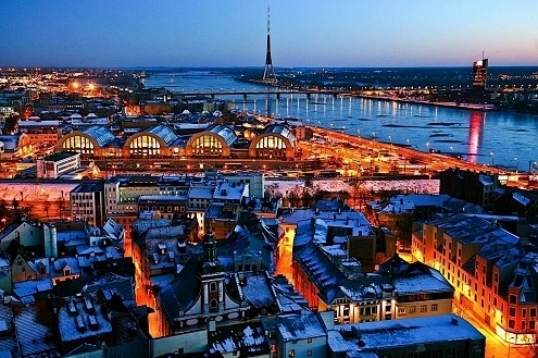 Thủ đô Riga của Latvia