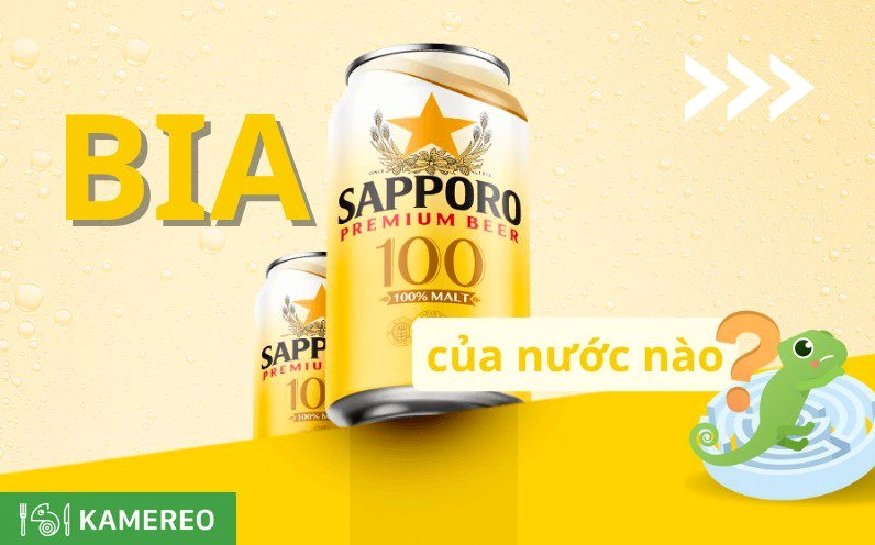 Thưởng thức bia Sapporo đúng cách