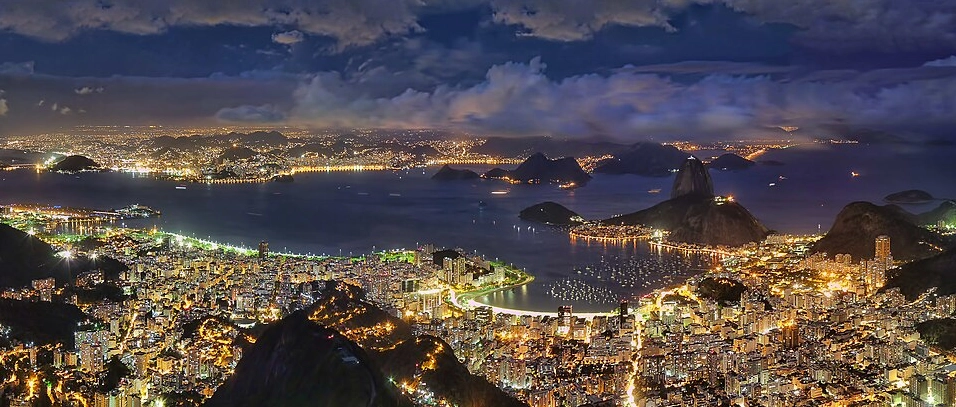 Toàn cảnh thành phố Rio de Janeiro nhìn từ trên cao