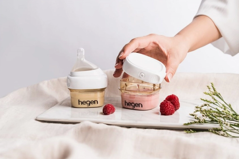 Van chống đầy hơi trên bình sữa Hegen