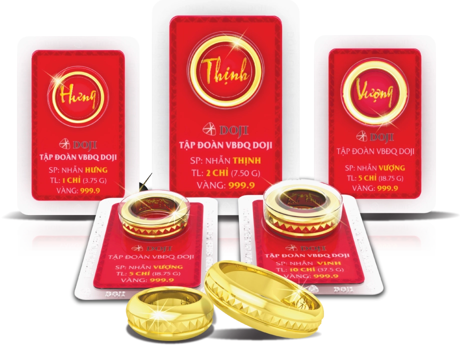 Vàng Doji 9999 đa dạng định lượng cho đầu tư