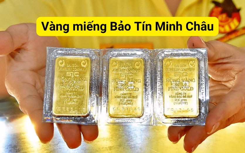 Vàng nhẫn tròn trơn Bảo Tín Minh Châu