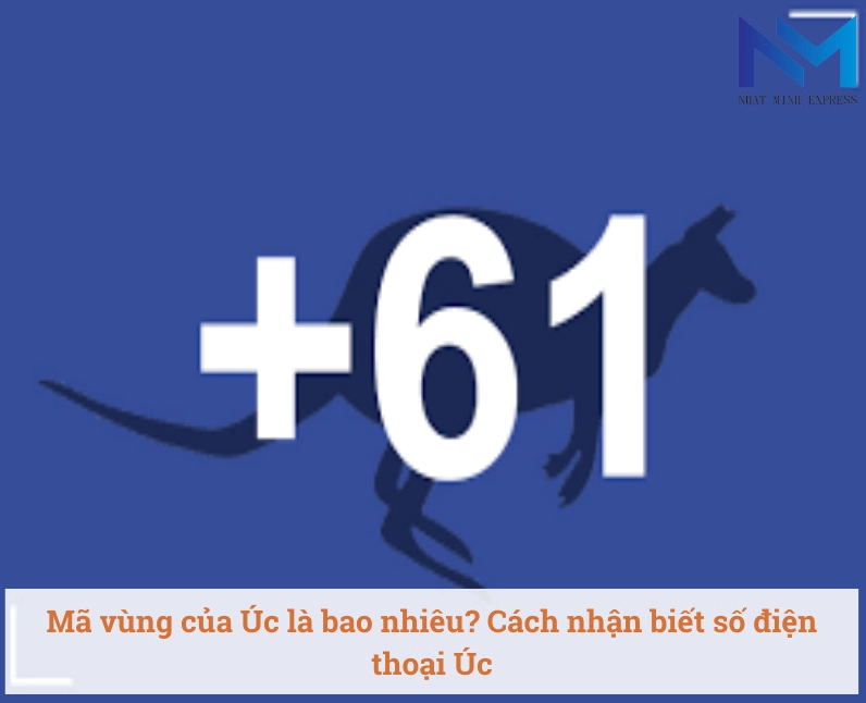 Bản đồ Australia với các mã vùng