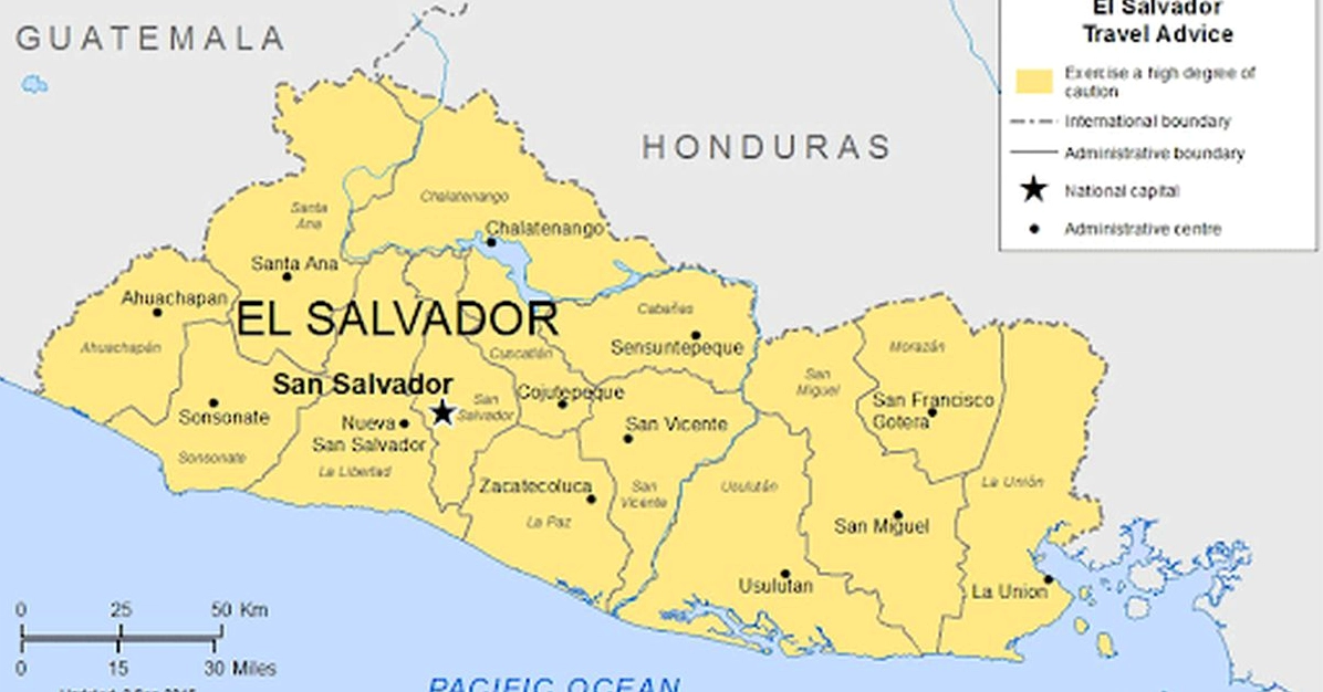 Bản đồ El Salvador