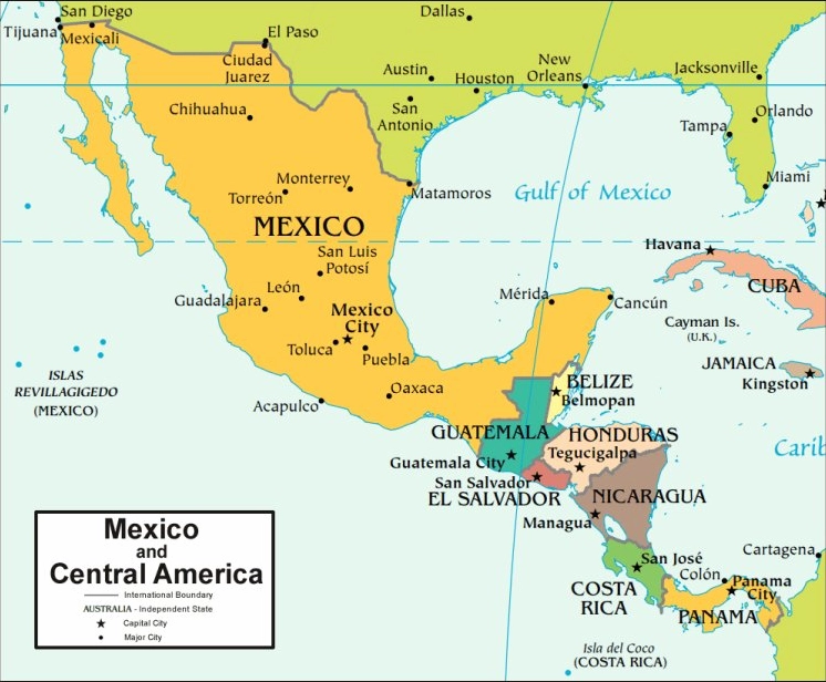 Bản đồ Mexico