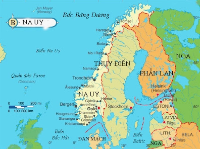 Bản đồ Na Uy