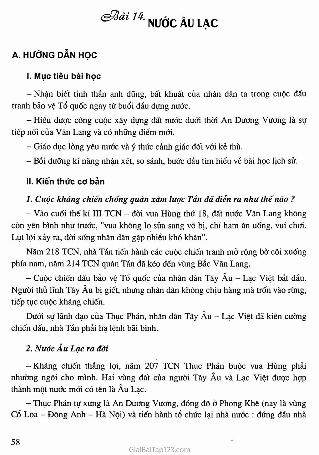 Bản đồ nhà nước Âu Lạc hoặc hình ảnh minh họa đời sống