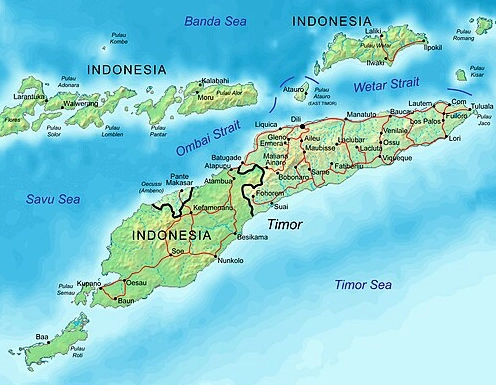 Bản đồ Đông Timor