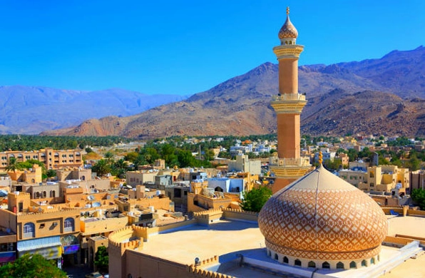 Bản đồ vị trí địa lý của Oman