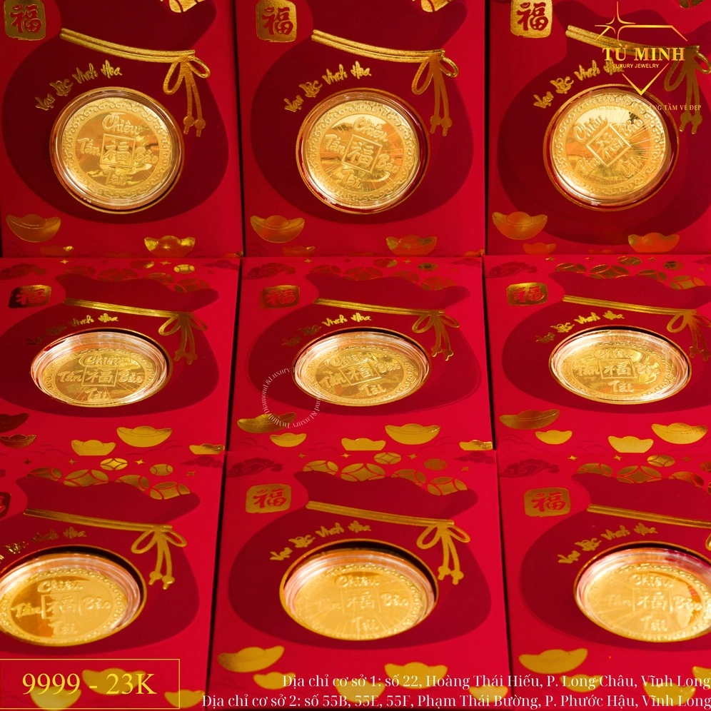 Bảng giá vàng tại Vĩnh Long