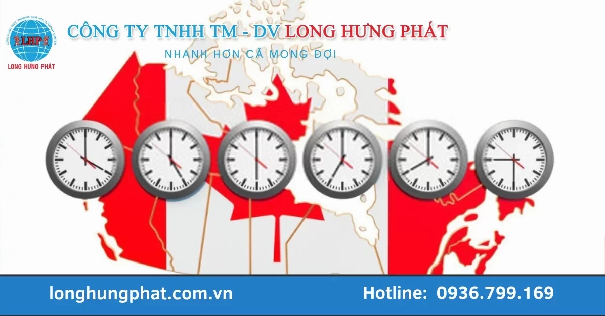Biển báo giờ Canada