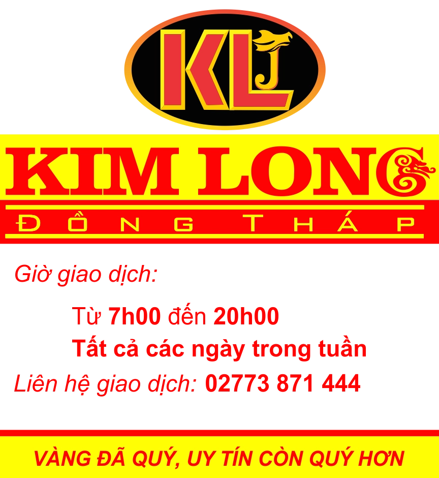 Biểu đồ giá vàng Kim Long Đồng Tháp