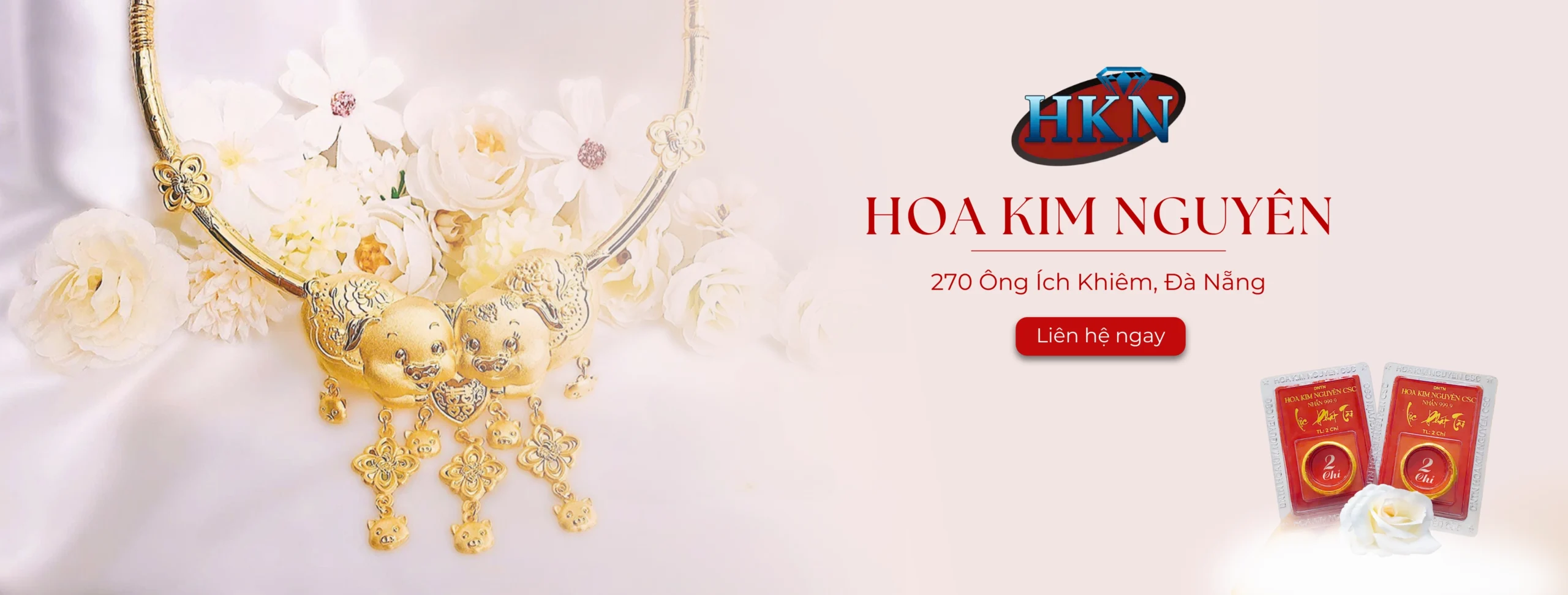 Các mẫu nhẫn cưới tại Tiệm Vàng Hoa Kim Nguyên Đà Nẵng