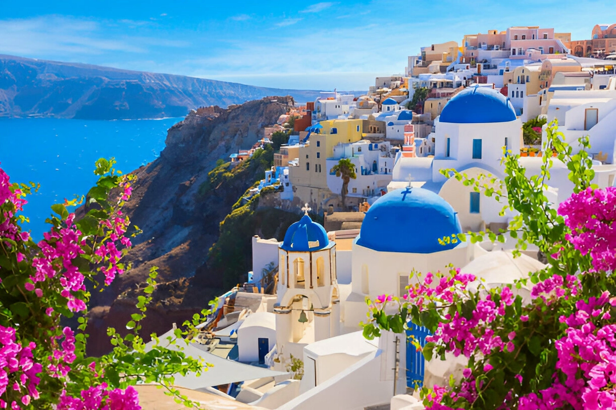 Cảnh đẹp trên đảo Santorini, Hy Lạp
