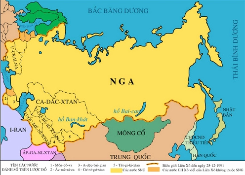 Cảnh quan nước Nga