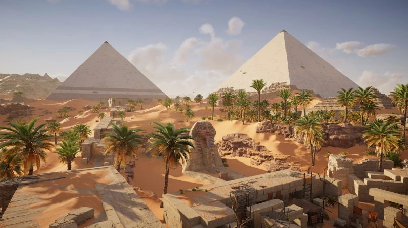 Chữ tượng hình Hieroglyph trên tường đền Ai Cập cổ