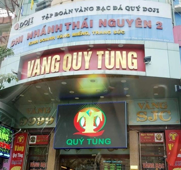 Cửa hàng vàng Quý Tùng uy tín