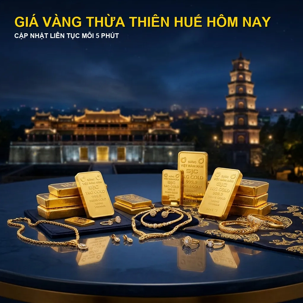 Cửa hàng vàng tại Huế