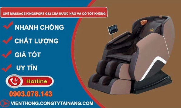 Ghế massage Kingsport G82 với nhiều tính năng hiện đại