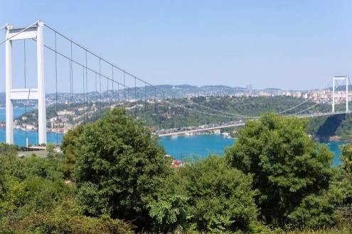 Hình ảnh toàn cảnh Istanbul nhìn từ trên cao