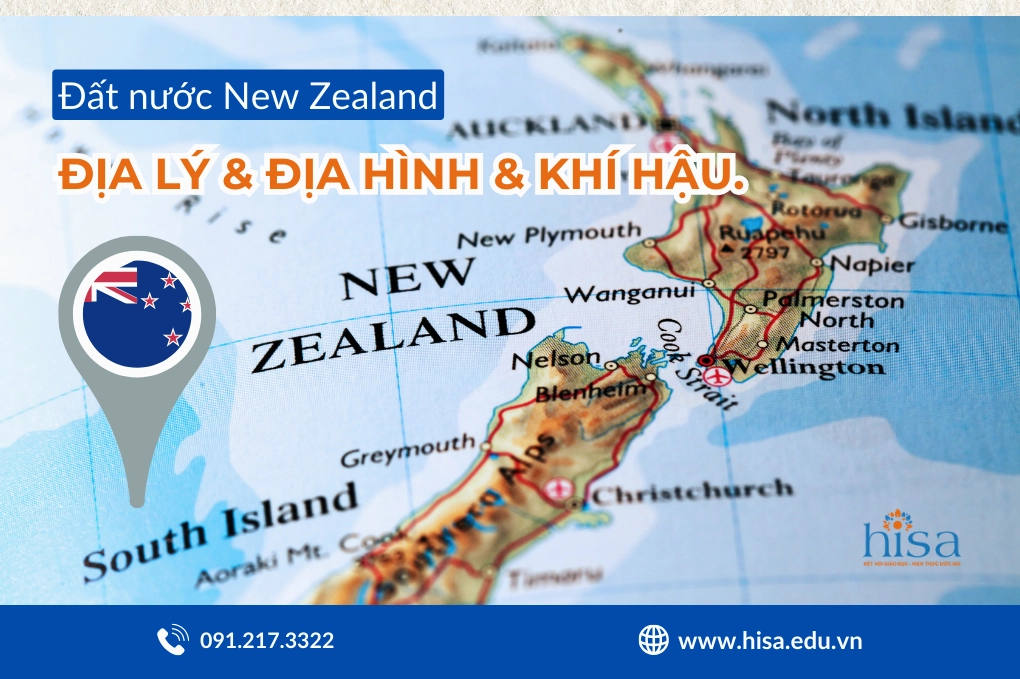 Địa lý New Zealand chi tiết