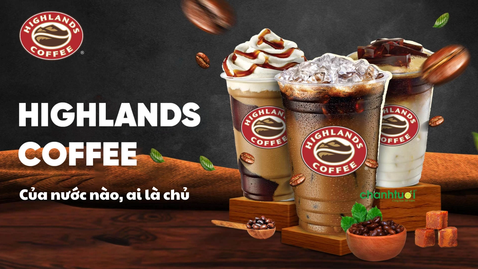 Không gian Highlands Coffee hiện đại