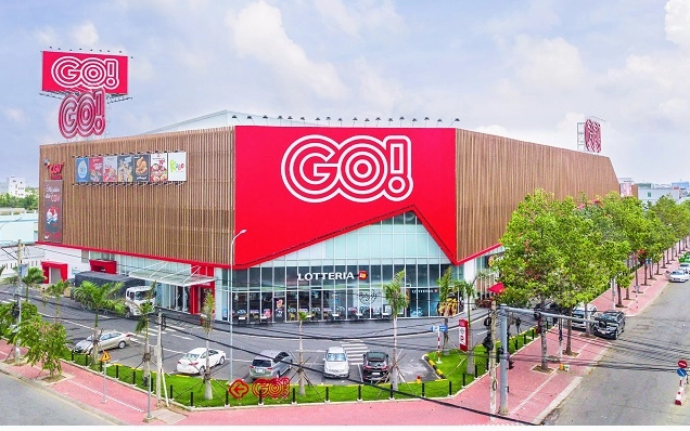 Không gian mua sắm tại siêu thị GO!