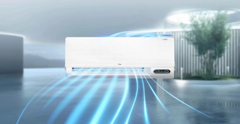Logo TCL trên sản phẩm máy lạnh