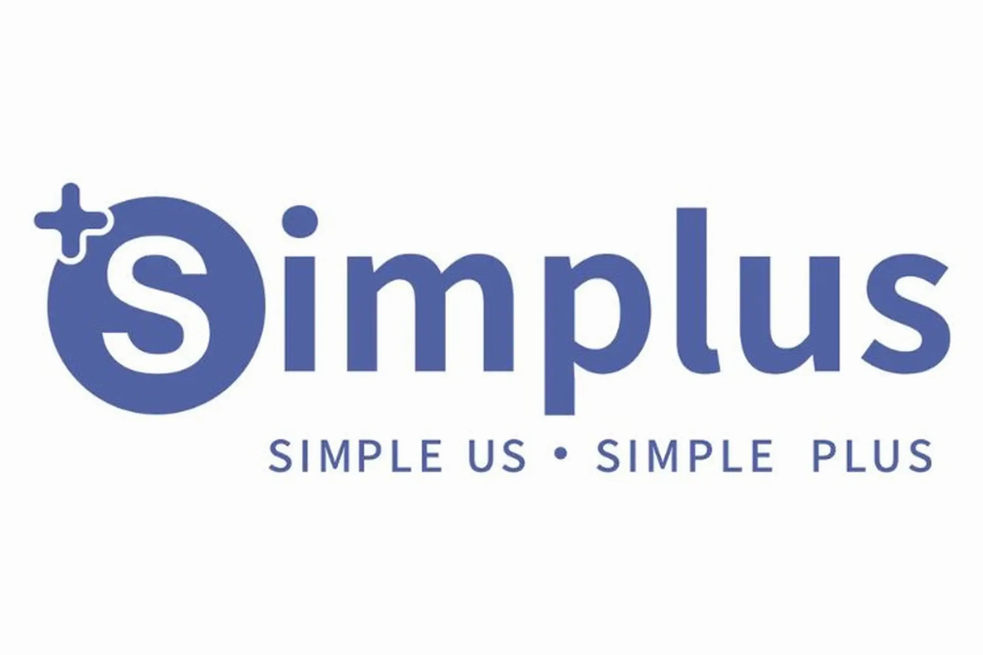 Logo thương hiệu Simplus và sản phẩm nồi chiên không dầu