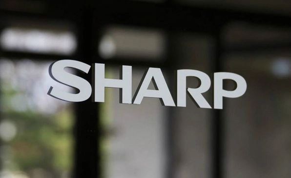 Logo và sản phẩm của hãng Sharp