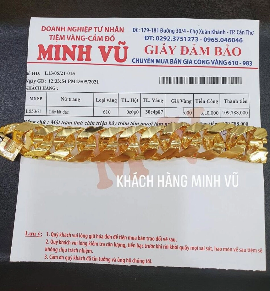 Lưu ý khi mua bán vàng tại tiệm vàng