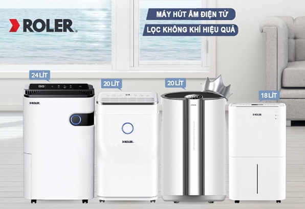 Máy hút ẩm Roler - Hiệu quả trong việc kiểm soát độ ẩm