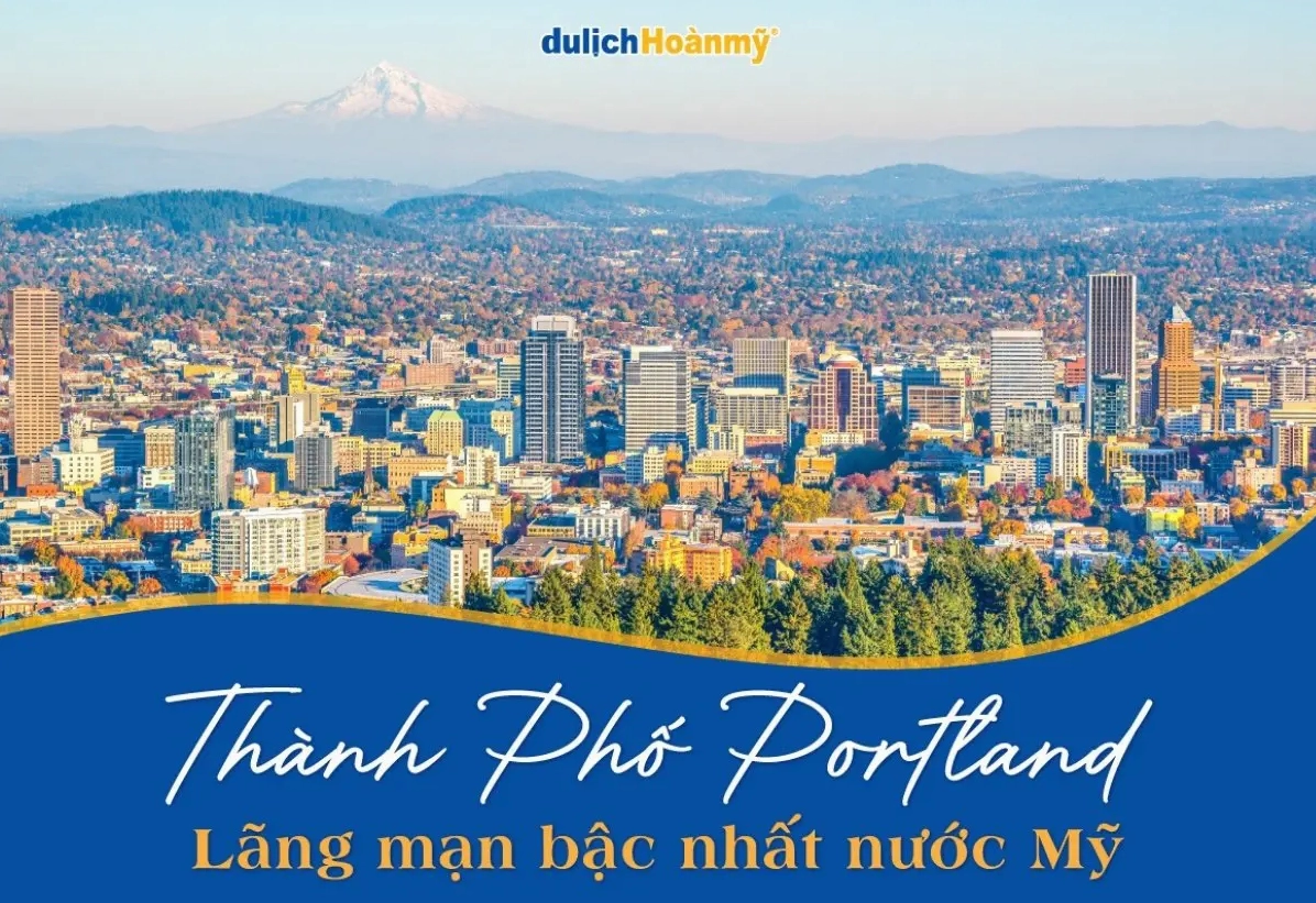 Một góc phố Portland với kiến trúc độc đáo