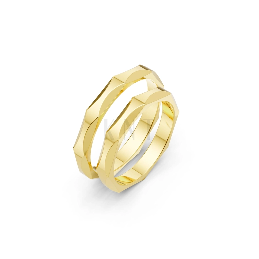 Nhẫn cưới vàng 650 sang trọng