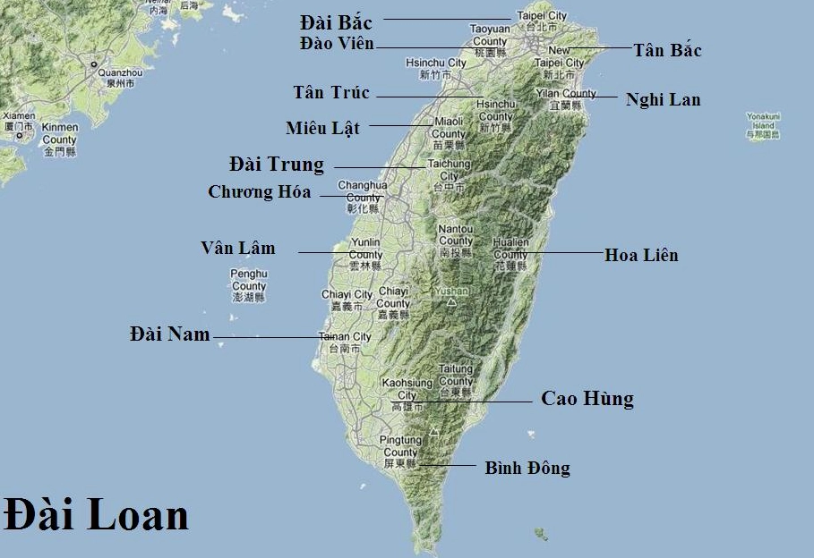 Phong cảnh Đài Loan