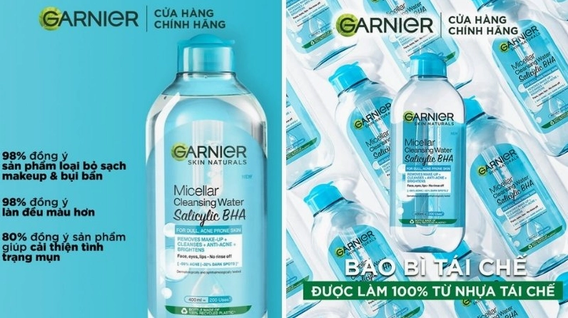 Sản phẩm chăm sóc da Garnier