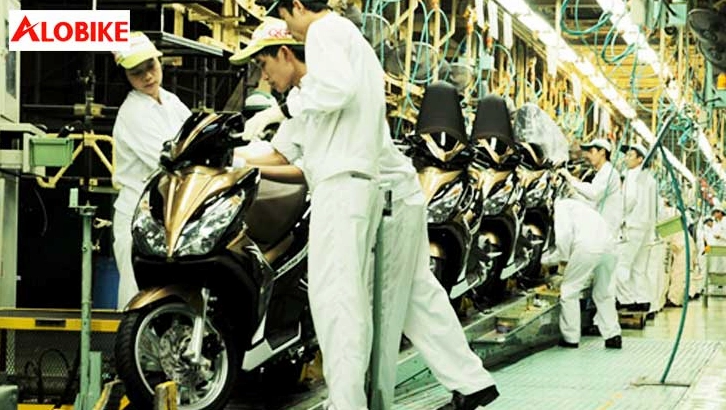 Sản xuất xe máy Yamaha