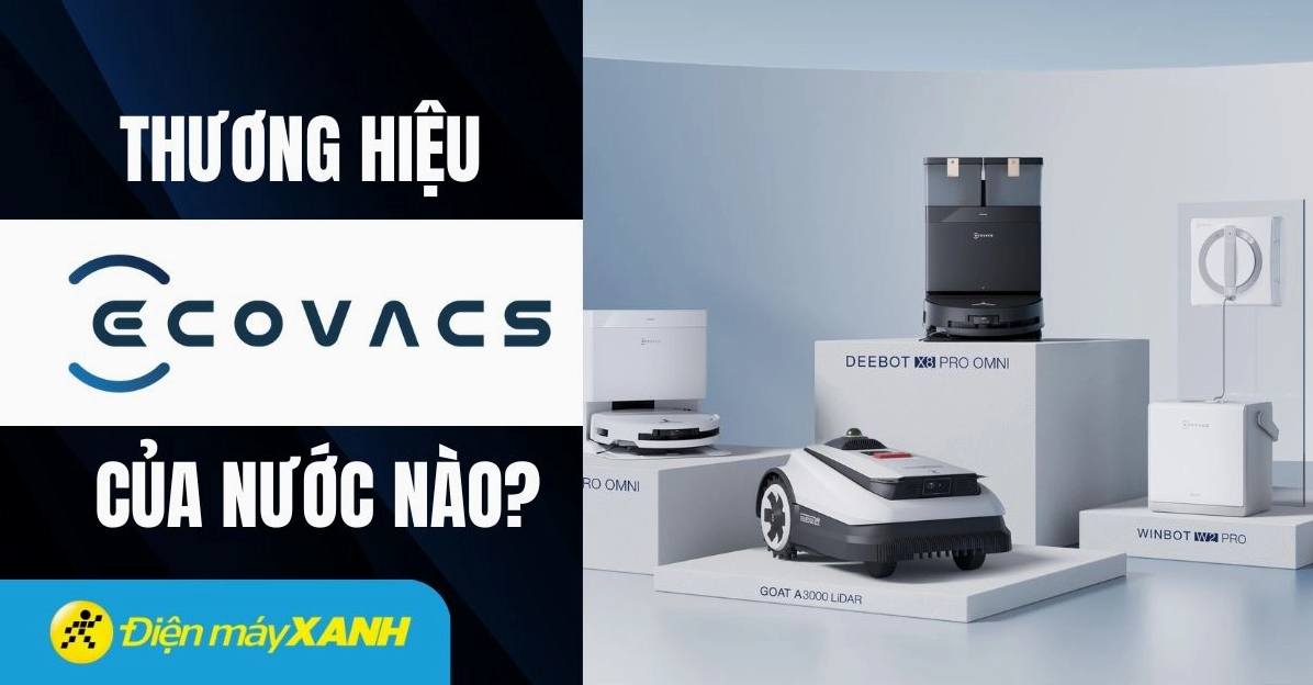 So sánh các dòng robot hút bụi Ecovacs