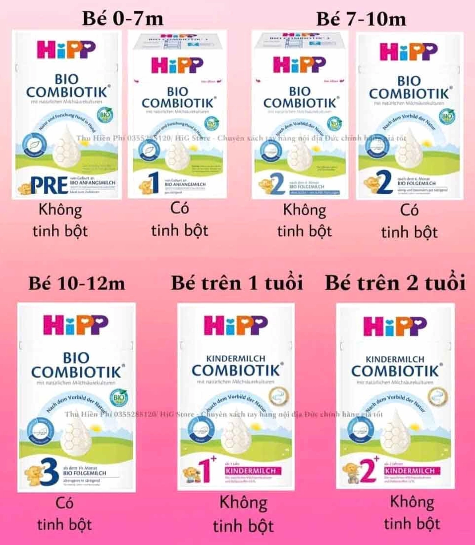 Sữa dê Hipp Organic từ Đức