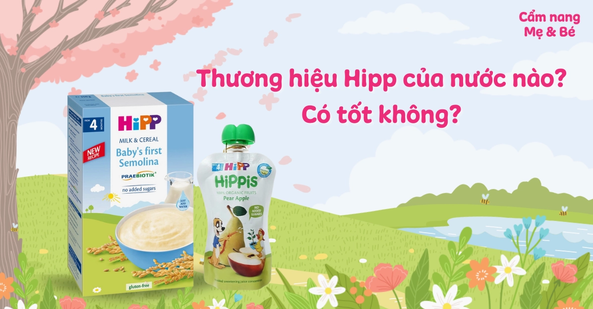 Sữa Hipp của Đức rất tốt cho bé