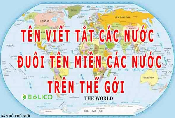 Tên viết tắt các nước
