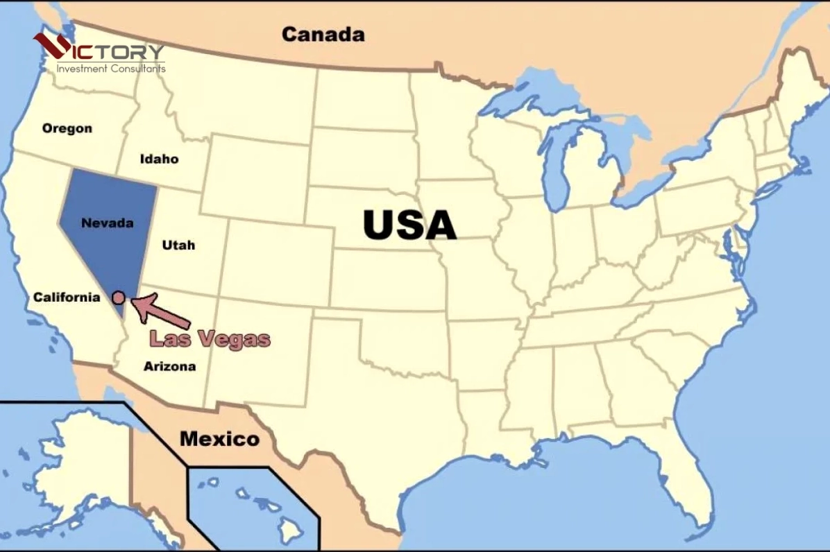 Toàn cảnh thành phố Las Vegas về đêm