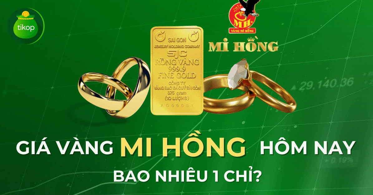 Trang sức vàng tại Mi Hồng