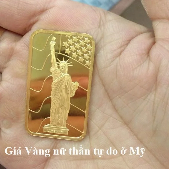 Tượng Nữ thần Tự do và vàng