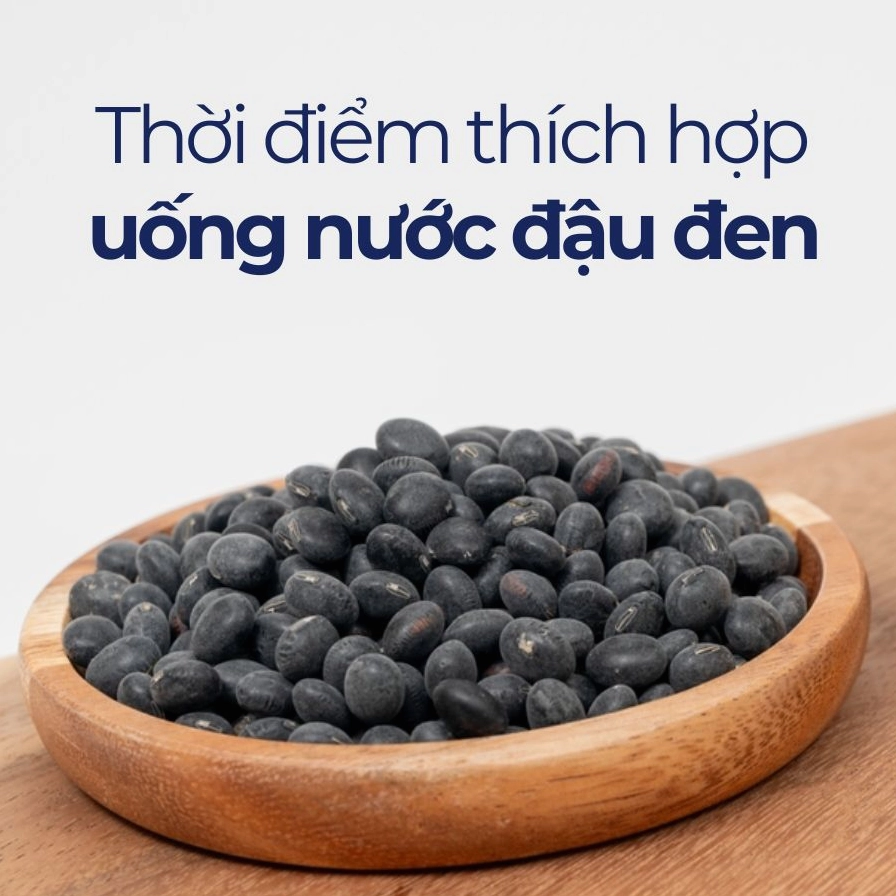 Uống nước đậu đen vào buổi sáng