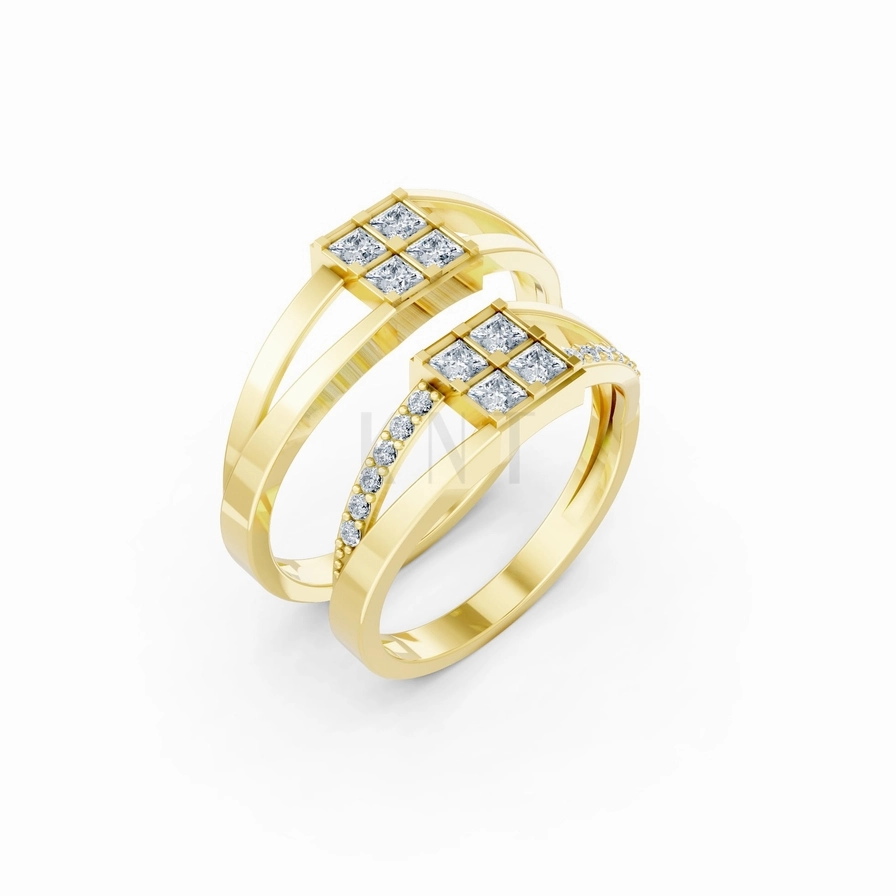 Vàng 650 làm trang sức cưới tinh tế