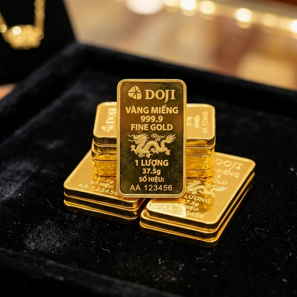 Vàng miếng Doji chất lượng cao
