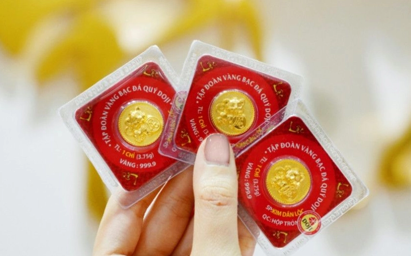 Vàng miếng Doji với nhiều trọng lượng khác nhau